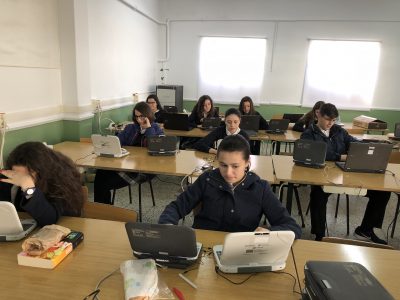 IES Río Cuerpo de Hombre, Bejar, España
My students of 2ESO sitting the Big Challenge Exam. See how concentrated they are! Best of luck to all participants!