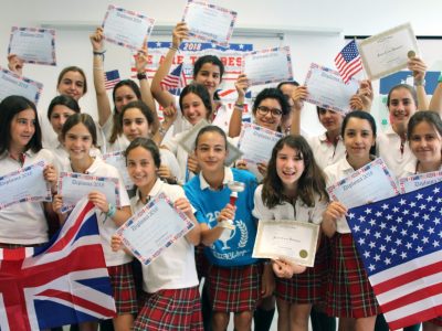 Córdoba. Colegio de Fomento El Encinar.
Nuestras alumnas están muy contentas con los resultados. Siendo una de ellas Ana Gordillo la mejor de la provincia.
Nos haría muchísima ilusión que subierais nuestra foto a la plataforma. El año que viene queremos volver a repetir la experiencia.
Un saludo
Ana Belén Millán