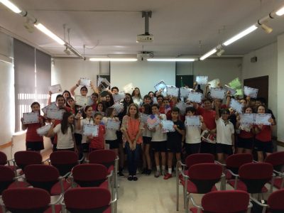 Jerez de la Frontera La Salle Buen Pastor
Participantes en el concurso con sus premios.