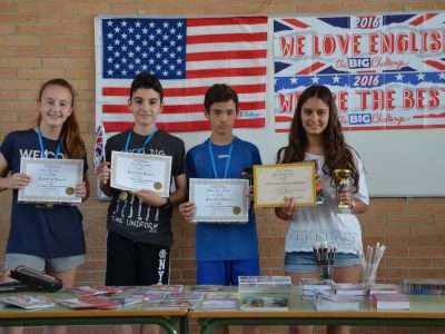 AGUADULCE ( ALMERIA)
IES.CARLOS III
Nuestros alumnos están muy contentos de sus resultados y desean participar el curso próximo!!!