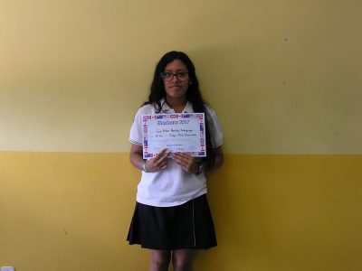 COLEGIO DIOCESANO MARÍA INMACULADA (Carabanchel) - Enhorabuena a nuestra ganadora de 4º ESO!!!