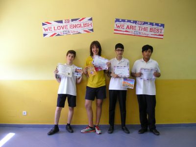 COLEGIO DIOCESANO MARÍA INMACULADA (Carabanchel) - El colegio está muy orgulloso de los ganadores de 2º ESO por su excelente actuación en el concurso.