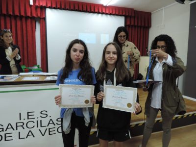 Ganadoras 1°ESO
IES GARCILASO DE LA VEGA
Tanos (Cantabria)