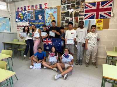 Participantes de 2 ESO del Institut Guindàvols, Lleida