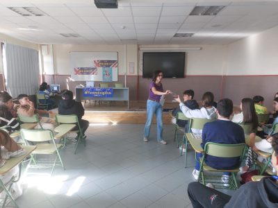 IES CRUZ SANTA, Los Realejos (TENERIFE) durante la entrega de diplomas y premios.