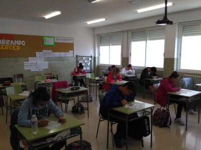 Ejea de los Caballeros, colegio Nuestra Señora de las Mercedes.
Clase de 4'ESO