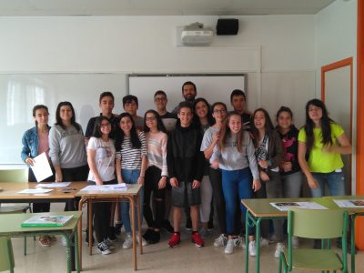 IES ESCOLAS PROVAL
Nigrán, Pontevedra.
Alumnos de 2°, 3° y 4° de ESO.