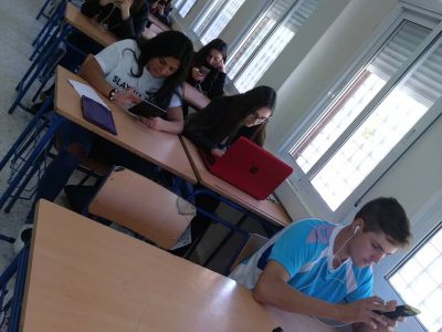 IES Las Palomas de Algeciras. Más alumnos de primero y tercero ilusionados con The Big Challenge!!