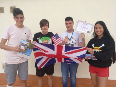 Participantes ganadores del Colegio Liceo Hispano, Paterna (Valencia)