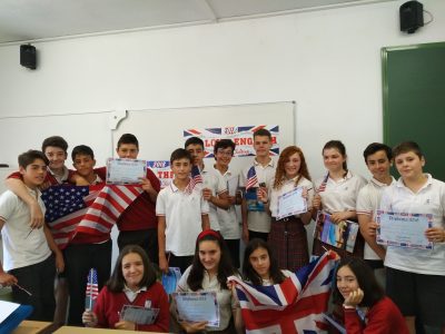 Colegio Zazuar, Madrid. Clase de 2º de ESO.