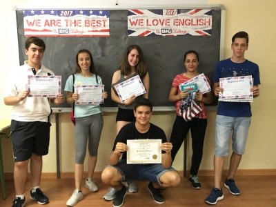 Alumnos de 4º ESO del IES Gregorio Marañón. Sentimientos agridulces...¡Ya no podrán volver a participar!