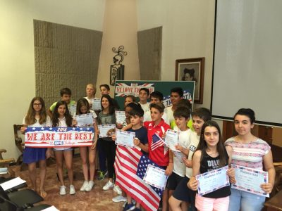 Los alumnos de 1ro de la ESO, colegio Teresià de Tortosa