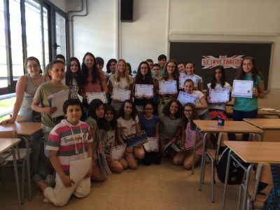 1st ESO participants glad with their awards

IES Simarro Lacabra, Xàtiva (Valencia)