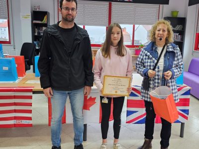 IES FERROL VELLO, FERROL
NOA DOPICO, 1º PREMIO PROVINCIAL A CORUÑA, 1º ESO