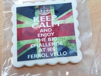 IES FERROL VELLO (FERROL)

Every year the school gives the participants a sweet present for their participation in the contest. This is our 2019 biscuit!