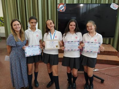 Madrid, Colegio Nuestra Señora Santa María. Ganadoras 1ºESO