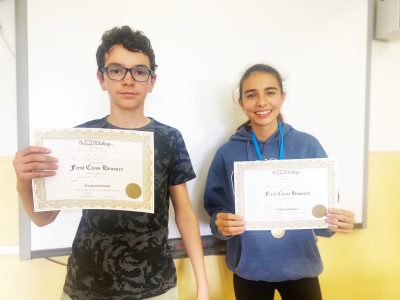 Ganadores de 1°ESO
en el COLEGIO JUAN DE VALDES
Madrid