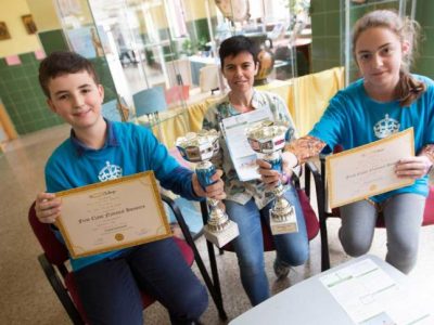 Oviedo, IES Pérez de Ayala. Jesús y Adahara quedaron en segundo lugar a nivel nacional en 1º de ESO. Congratulations!