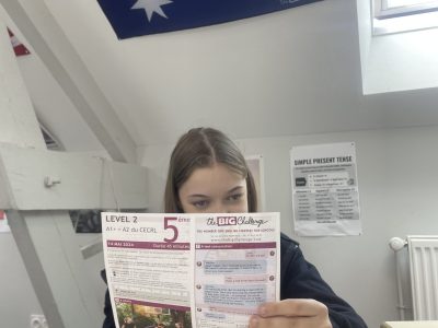 Zoé, classe de 5eme au collège Saint Georges de Salbris.