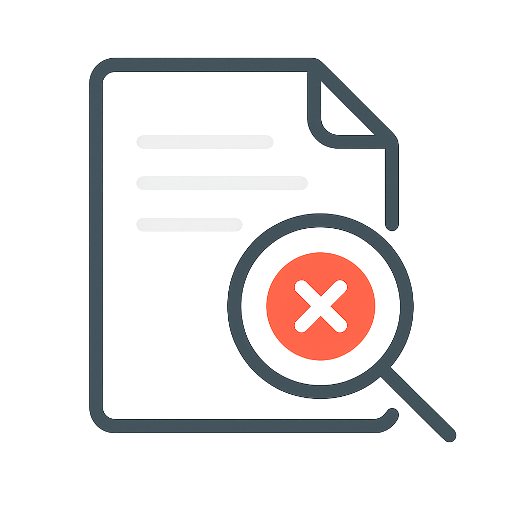 Erreurs spécifiques icon