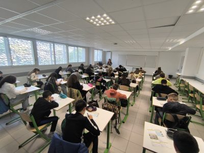66 élèves de la sixième à la troisième du Collège Saint-Exupéry de BEDARRIDES (VACLUSE-84) ont participé ce jour au Big Challenge !