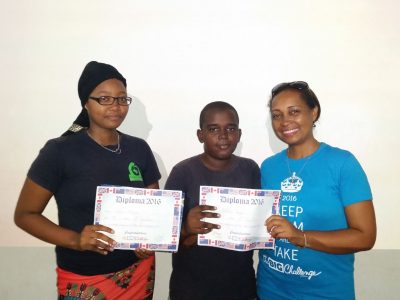 Félicitations à tous les élèves du Collège de MGombani à Mayotte!!