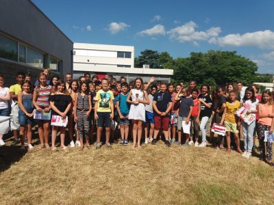 Félicitations à tous les élèves du collège Marie Rivier à Bourg St Andéol (07)