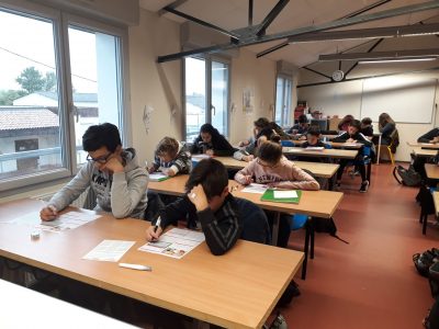 Les élèves de LA PROVIDENCE à REVEL sont très concentrés pour le Big Challenge ce matin!
Good luck everyone :)