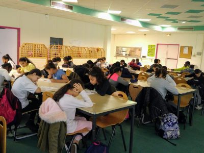 Bonne chance aux élèves du collège Claude Debussy, Aulnay-Sous-Bois !