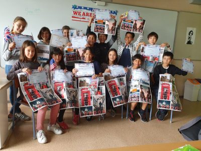 La classe de 6e du Lycée Français de Tokyo