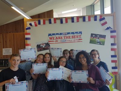 Remise de diplômes au collège Le Trion à Samer