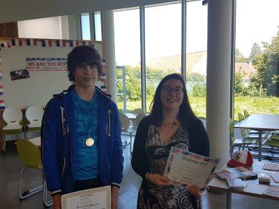 Remise de diplômes au collège Le Trion à Samer