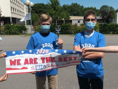 Les 2 best des 4èmes au collège St-Martin cette année! Well done!