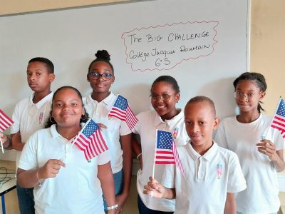 Rivière-Pilote, Collège Jacques Roumain - 6e5
Fiers d'avoir participer au 1er Big Challenge du collège !