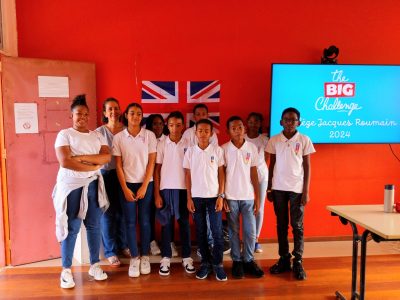 Un grand bravo aux 6e qui ont participé au Big Challenge 2024 : la cérémonie de remise des récompenses à eu lieu lundi 24 juin.
Collège Jacque Roumain de Rivière-Pilote (MARTINIQUE)