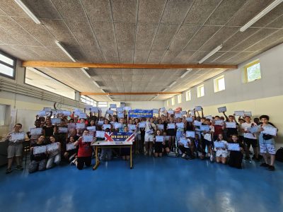 Collège George Sand de  Mouroux 77120.
La Seine et marne motivée !