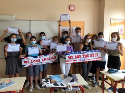 Bravo aux élèves de 4ème du collège Sainte Marie de Cassagnes Bégonhès dans l'Aveyron!