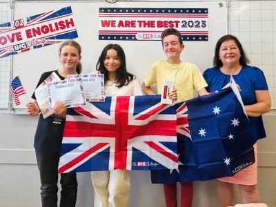 Bravo à la classe 52 du Collège St Joseph du Parchamp 92100 Boulogne! Bravo à Angeline, Alix et Paul qui ont obtenu de très beaux résultats! C'est toujours très agréable et très enrichissant de faire participer nos classes au Big Challenge depuis des années. V. Cichowlas