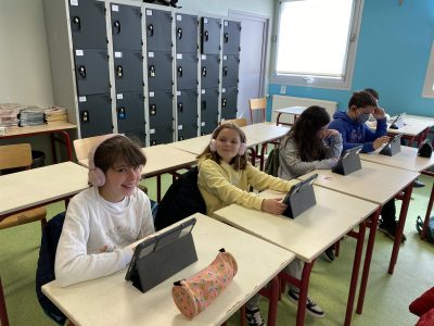 Collège St-Martin à Marquise. Deux bonnes candidates particulièrement motivées ...