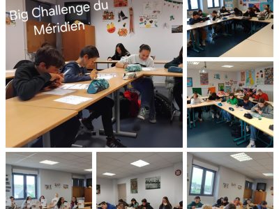 15200 MAURIAC - Collège du Méridien
Quelle concentration toute cette journée du 14 mai ! On espère le réussir ce Big Challenge !