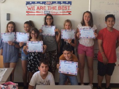 Félicitations aux élèves du Collège Signey Bêcher ( Juan les Pins)