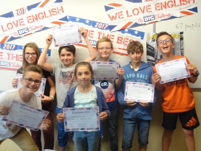 Les 6B du collège Val de la Sensée d'Arleux ! WE JUST LOOoooOOVE ENGLISH !!