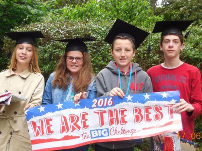 Les 5ème les mieux classés du Collège Saint Luc Jeanne d'Arc à Cambrai.