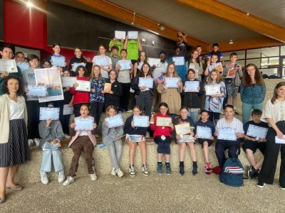 Collège Saint-Exupéry, Chaumont-en-Vexin 60240.
Remise de prix 2023 pour les niveaux Sixième, Cinquième et Quatrième.
Bonne humeur et fierté au rendez-vous !