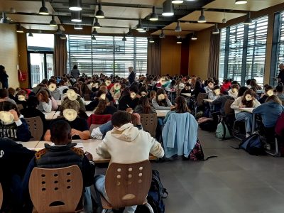 216 élèves du collège A. Beltrame de Vulaines sur Seine ont participé au Big Challenge!