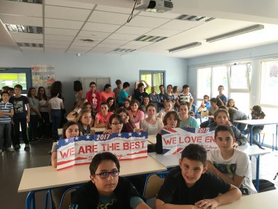 Remise des prix au Collège Beaulieu de St Laurent de Neste dans les Hautes-Pyrénées.