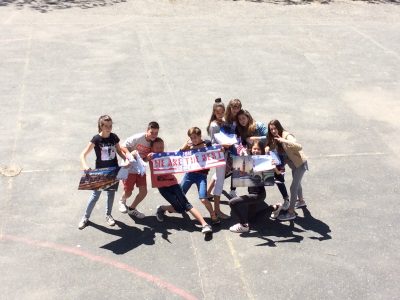 Les 5èmes du collège Sainte Marie de Cassagnes-Bégonhès ont vaillamment participé au concours du Big Challenge.