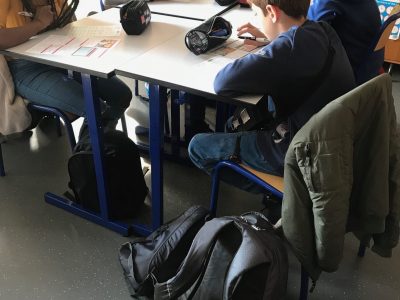 Les élèves de 6ème et 5ème du collège Guynemer de Nancy.