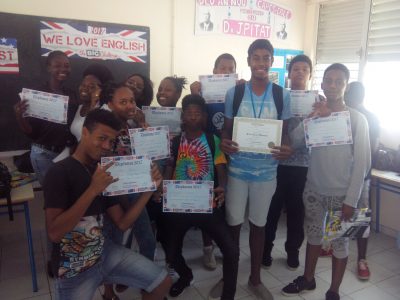 Félicitations aux élèves du collège Joseph Pitat (Guadeloupe)