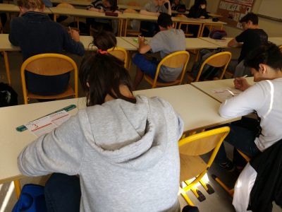 Talange, Collège Le Breuil. Hardworking students.